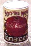 Dollhouse Miniature Defy The World Tomatoes (2Lb Can)